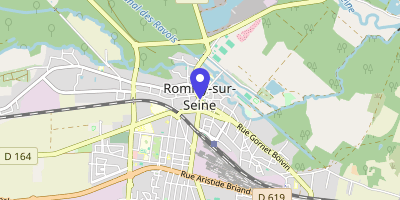 Carte OpenStreetMap — 1 rue de la Boule-d'Or, Romilly-sur-Seine