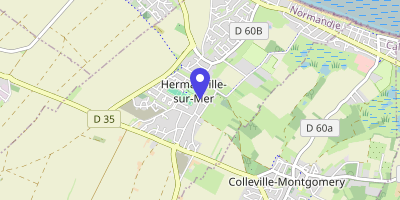 Carte OpenStreetMap — 144 Grande rue, Hermanville-sur-Mer