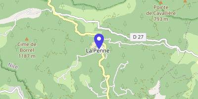 Carte OpenStreetMap — 3 place de l'Église-Saint-Pierre, La Penne