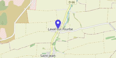 Carte OpenStreetMap — 5 rue Principale, Laval-sur-Tourbe