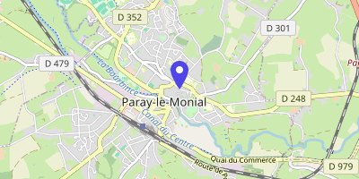 Carte OpenStreetMap — 5 place de l'Hôtel-de-Ville, Paray-le-Monial