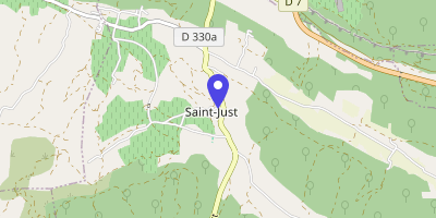Carte OpenStreetMap — 2 rue de l'Église, Saint-Just-et-Vacquières