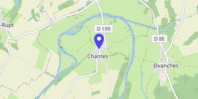 Carte OpenStreetMap — 3 rue Haute, Chantes
