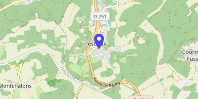 Carte OpenStreetMap — 8 rue de la Croix-aux-Arbres, Festieux