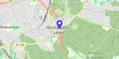 Carte OpenStreetMap — 7 boulevard Léon-Révillon, Boissy-Saint-Léger