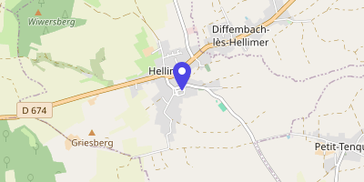 Carte OpenStreetMap — 1 rue Saint-Martin, Hellimer