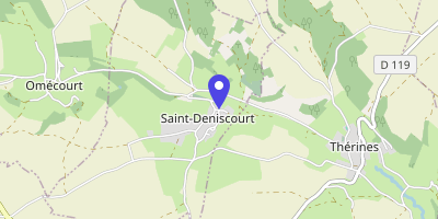 Carte OpenStreetMap — 2 place de l'Église, Saint-Deniscourt