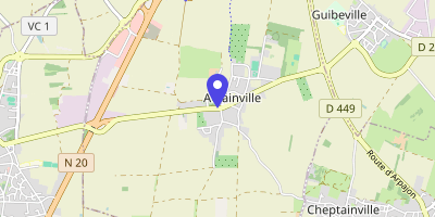 Carte OpenStreetMap — 1 rue du Parc, Avrainville