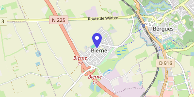 Carte OpenStreetMap — 12 rue de l'Église, Bierne