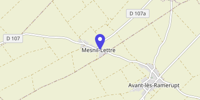 Carte OpenStreetMap — 6 Grande rue, Mesnil-Lettre