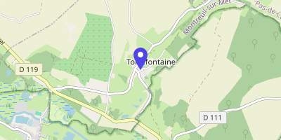 Carte OpenStreetMap — 8 place de l'Église, Tortefontaine