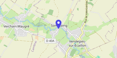 Carte OpenStreetMap — 11 rue de Saint-Quentin, Sommaing