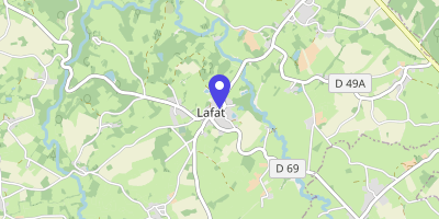 Carte OpenStreetMap — 7 route de la Mairie, Lafat