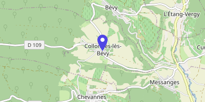 Carte OpenStreetMap — 1 place de la Mairie, Collonges-lès-Bévy