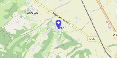 Carte OpenStreetMap — 13 rue du Général-Sarrut, Canté