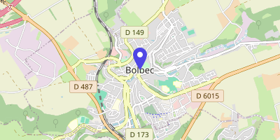 Carte OpenStreetMap — 9 square du Général-Leclerc, Bolbec