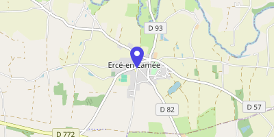Carte OpenStreetMap — 2 route des Ajoncs-d'Or, Ercé-en-Lamée