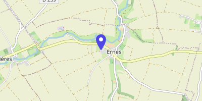 Carte OpenStreetMap — 6 rue des Écoles, Ernes