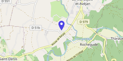 Carte OpenStreetMap — Le Bourg, Rochegude