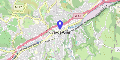 Carte OpenStreetMap — Rue de l'Hôtel-de-Ville, Rive-de-Gier