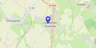 Carte OpenStreetMap — 32 rue Hector-Frison, Louvignies-Quesnoy