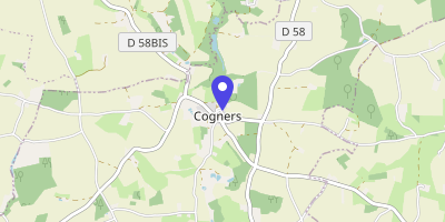 Carte OpenStreetMap — 3 rue Freddy-Limbosch, Cogners