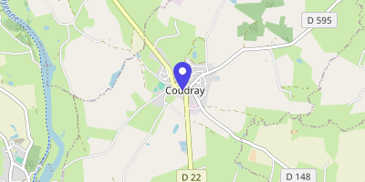 Carte OpenStreetMap — 1B rue Principale, Coudray