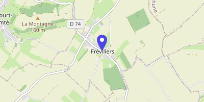 Carte OpenStreetMap — 14 rue Basse, Frevillers
