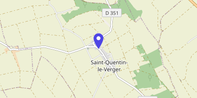Carte OpenStreetMap — 8 rue de Charmont, Saint-Quentin-le-Verger