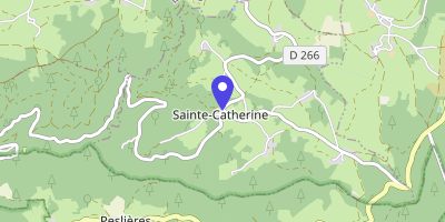Carte OpenStreetMap — Le Bourg, Sainte-Catherine