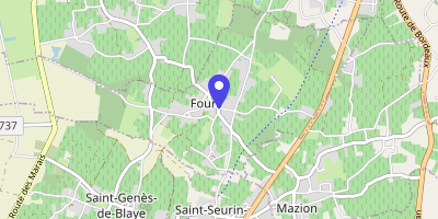 Carte OpenStreetMap — 25 route de Canteloup, Fours