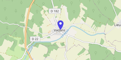Carte OpenStreetMap — 5 place de l'Église, Vadans