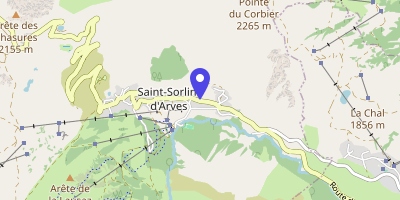 Carte OpenStreetMap — 2080 route du Col de la Croix-de-Fer-La-ville, Saint-Sorlin-d'Arves