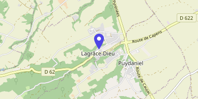 Carte OpenStreetMap — 9 rue de la Mairie, Lagrâce-Dieu