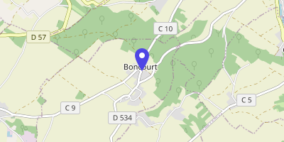 Carte OpenStreetMap — 10 rue des Vergers, Boncourt