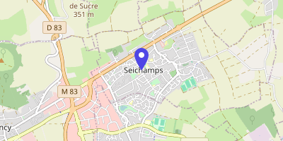 Carte OpenStreetMap — 9 avenue de l'Europe, Seichamps