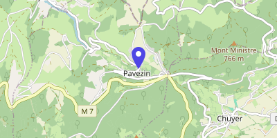 Carte OpenStreetMap — 25 route de la Chartreuse, Pavezin