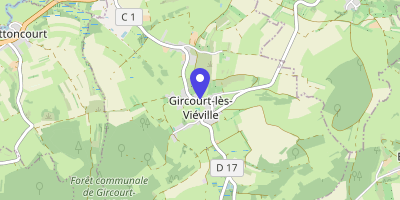 Carte OpenStreetMap — 143 rue de la Mairie, Gircourt-lès-Viéville