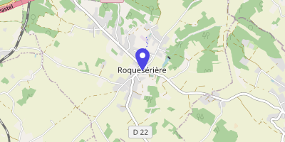 Carte OpenStreetMap — 2 rue de l'Église, Roquesérière