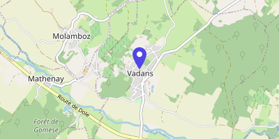 Carte OpenStreetMap — 20 Grande Rue, Vadans