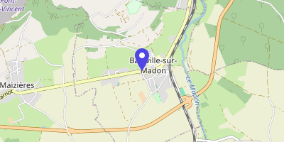 Carte OpenStreetMap — 124 bis rue Jacques-Callot, Bainville-sur-Madon