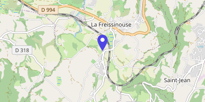 Carte OpenStreetMap — 200 les Écoles, La Freissinouse