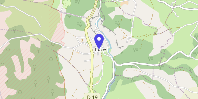 Carte OpenStreetMap — 3 place de la Mairie, Loze
