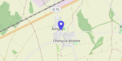 Carte OpenStreetMap — 11 allée d'Arcy, Avrigny