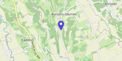 Carte OpenStreetMap — Le Bourg, Aurions-Idernes