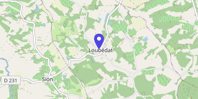 Carte OpenStreetMap — 90 impasse de la Mairie, Loubédat