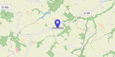 Carte OpenStreetMap — 1 place de la Mairie, Auribail
