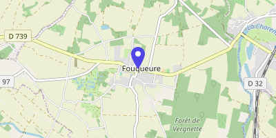 Carte OpenStreetMap — 8 place de l'Église, Fouqueure