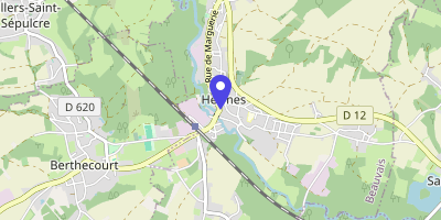 Carte OpenStreetMap — 17-19 rue du 11-Novembre, Hermes