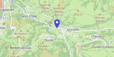 Carte OpenStreetMap — 29 rue Castelloubon, Juncalas